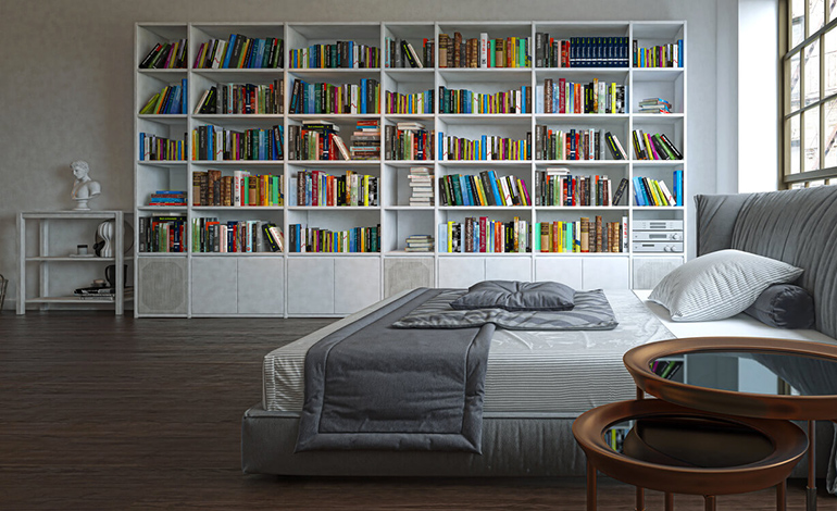 bibliothèque dans une chambre à Chelles 77